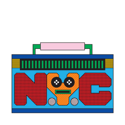 New York City Retro Radio Art GIF