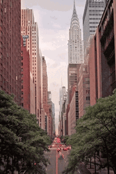 New York City Tall Buildings Time Lapse GIF