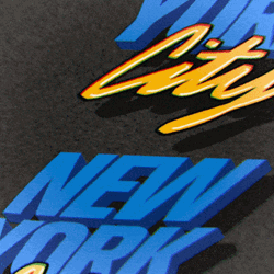 New York City Text Slide GIF