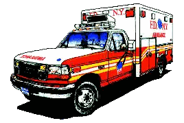 New York Fire Department Ambulance Sticker