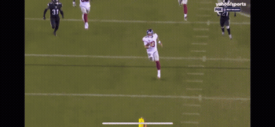 New York Giants Player Ballek Running GIF