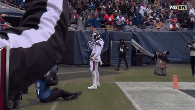 New York Giants Player Flexing Muscles GIF