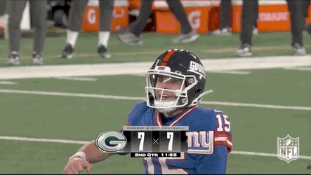 New York Giants Tommy Devito Fist Pump GIF