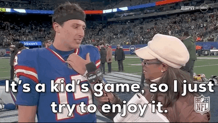 New York Giants Tommy Devito In Interview GIF