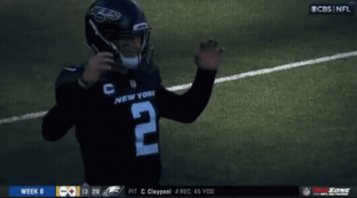 New York Jets Football Player On Field GIF