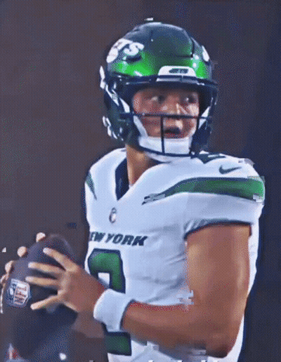 New York Jets Football Player Throwing Ball GIF