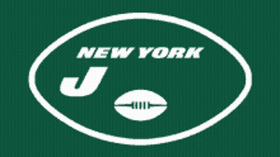 New York Jets Logo With Football GIF