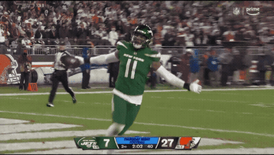 New York Jets Player Celebrating Touchdown GIF