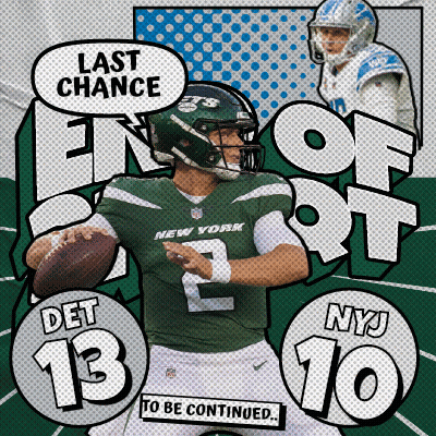 New York Jets Player Holding Football GIF