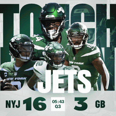 New York Jets Poster Time 5:43 GIF