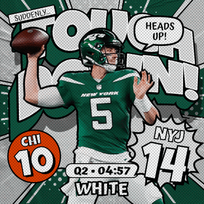 New York Jets Quarterback Chris White Advertisement GIF