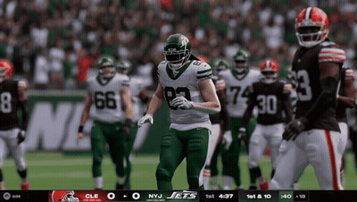 New York Jets Vs Browns Football Game GIF