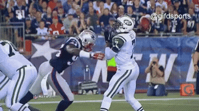 New York Jets Vs Patriots Football GIF