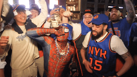 New York Knicks Fans Going Crazy GIF