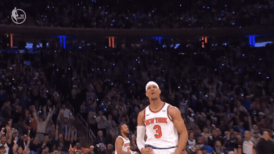 New York Knicks Player Before Crowd GIF