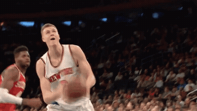 New York Knicks Player Dribbling Ball GIF