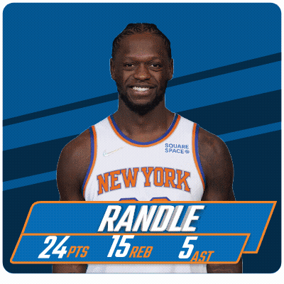New York Knicks Randle GIF