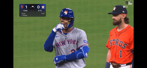 New York Mets Baseball Player Running