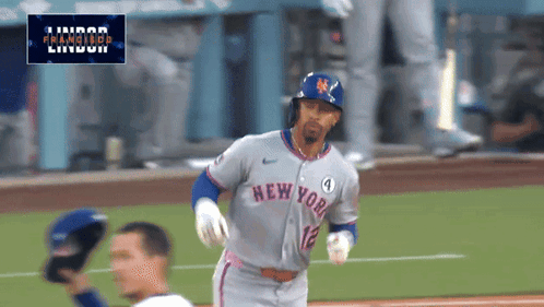 New York Mets Baseball Player Running GIF