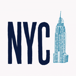 New York NYC Silhouette GIF