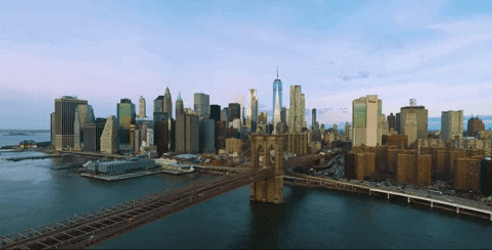 New York Skyscraper View GIF
