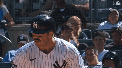 New York Yankees Baseball Player With Crowd GIF