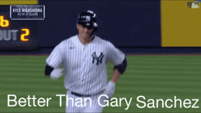 New York Yankees Player Running Better Than Gary Sanchez GIF