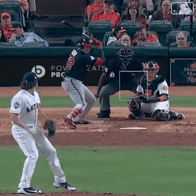New York Yankees Player Swinging Bat GIF