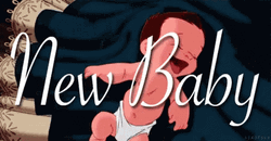 Newborn Cartoon Baby Boy Laugh GIF