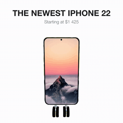 Newest IPhone 22 Starting At $1425 GIF