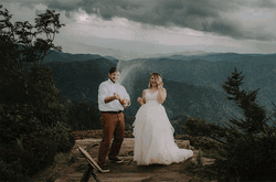 Newly Wed Champagne Popping GIF