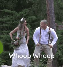 Newly Weds Coordinated Celebratory Whoop Whoop Dance