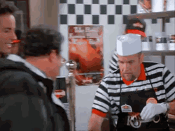 Newman Drinking Alcohol GIF