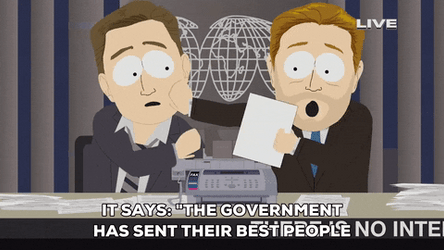 News Anchor Explains No Internet GIF