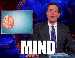 News Reporter Demonstrating Mindblown GIF