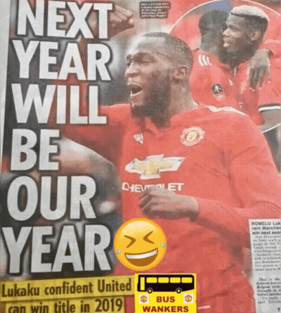 Newspaper Article Saying Next Year Will Be Our Year GIF