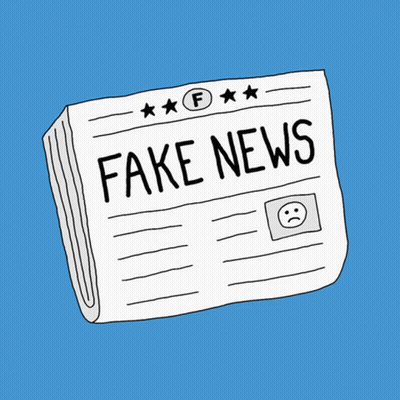 Newspaper Saying Fake News GIF