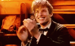 Newt Scamander Clapping Hands GIF