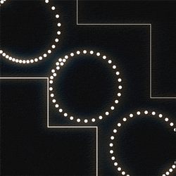 Newtons First Law Circular Dotted Balls Moving Up GIF