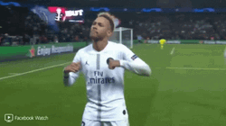 Neymar Cocky Crossed Arms Dance Moves GIF