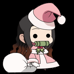 Nezuko Cute Christmas Chibi