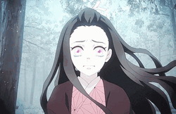 Nezuko Fighting Afraid GIF