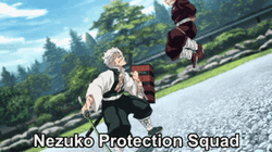Nezuko Fighting Protection Squad GIF