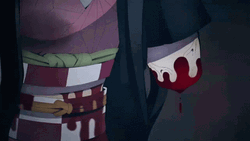 Nezuko Fighting With Hand Up Power GIF