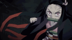 Nezuko Fighting With Punching GIF