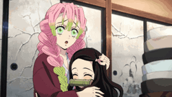 Nezuko Hug Demon Slayer Season 3 GIF