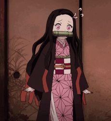 Nezuko Kamado Being Confused GIF