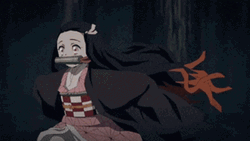 Nezuko Kamado Running Away GIF