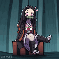 Nezuko Kamado Tied Up GIF