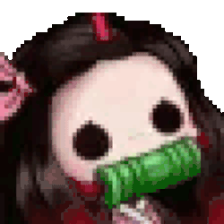Nezuko Procesando Sticker GIF